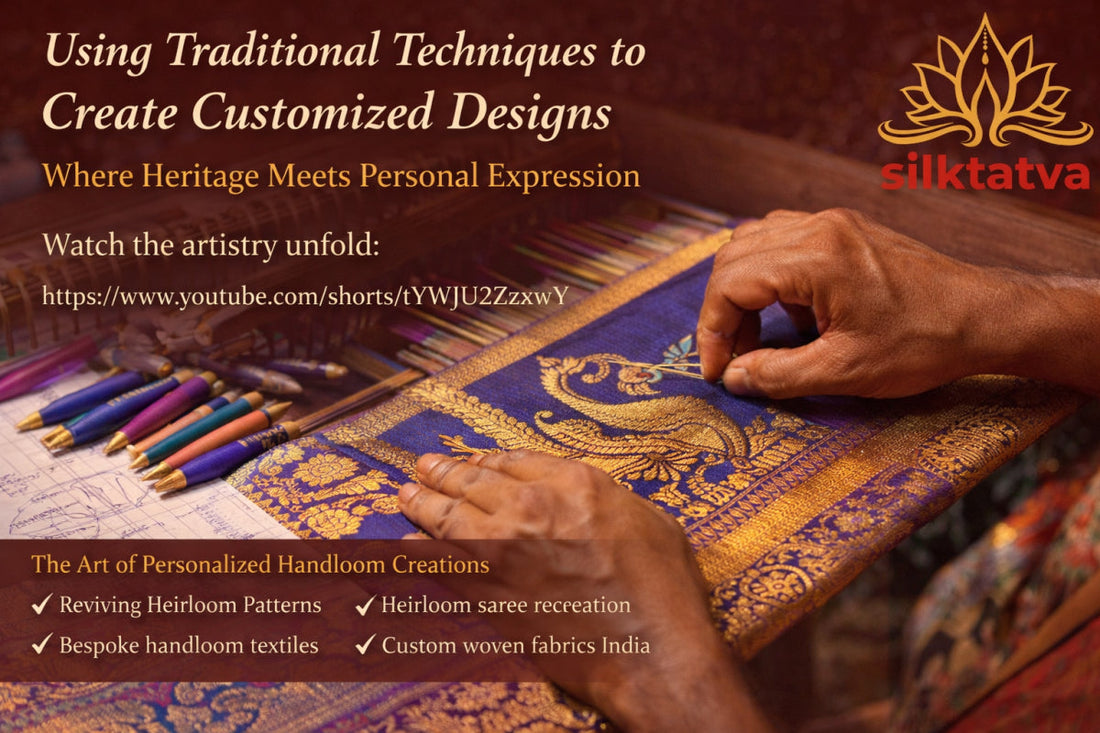 Using traditional techniques to create customized designs