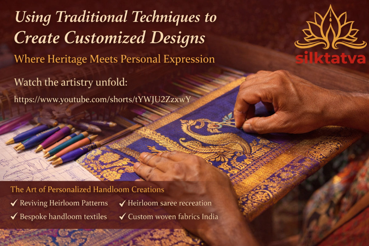 Using traditional techniques to create customized designs