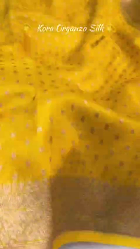 Gul Banarasi Handloom Kora Organza Silke Saree