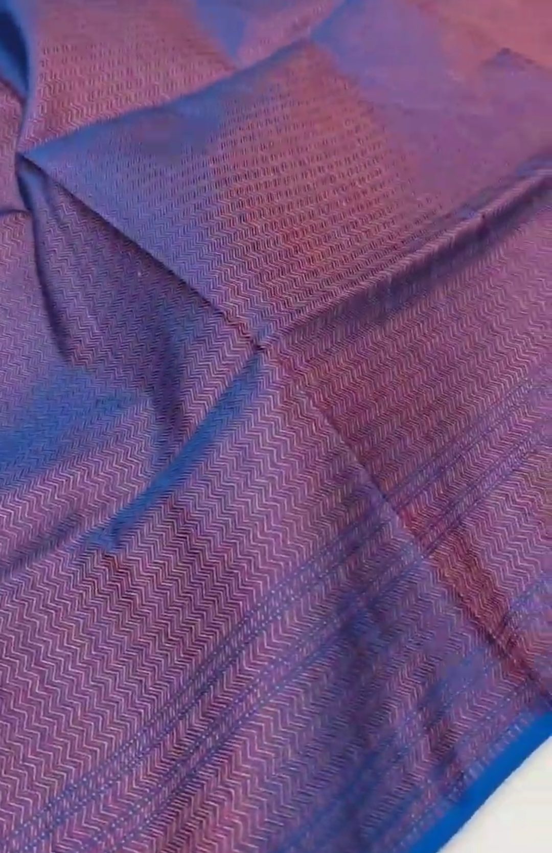 Royal Blue Banarasi Semi Katan Silk Tanchoi Brocade Saree