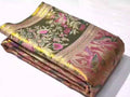 Pink Kanchipuram Handloom Tissue Brocade Meenakari Silk Saree