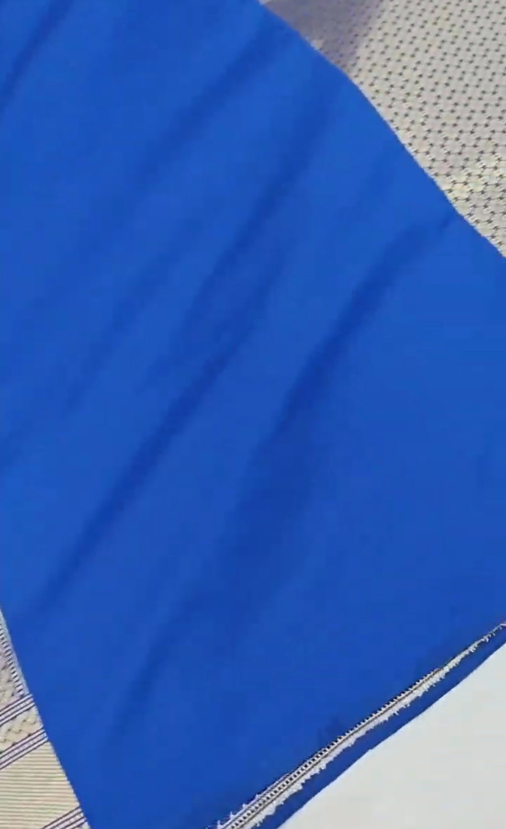 Royal Blue Banarasi Semi Katan Silk Sona Rupa Saree