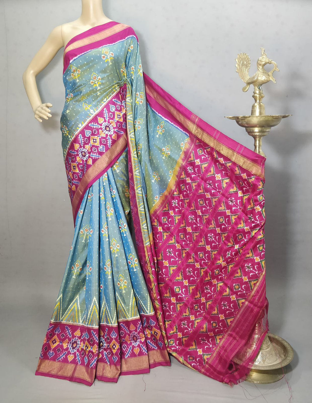 Pochampally Handloom Ikkat/Ikat Patola Silk Sarees