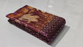 Purple Kanchipuram Handloom 1G Gold Pattu Silk Meenakari Saree