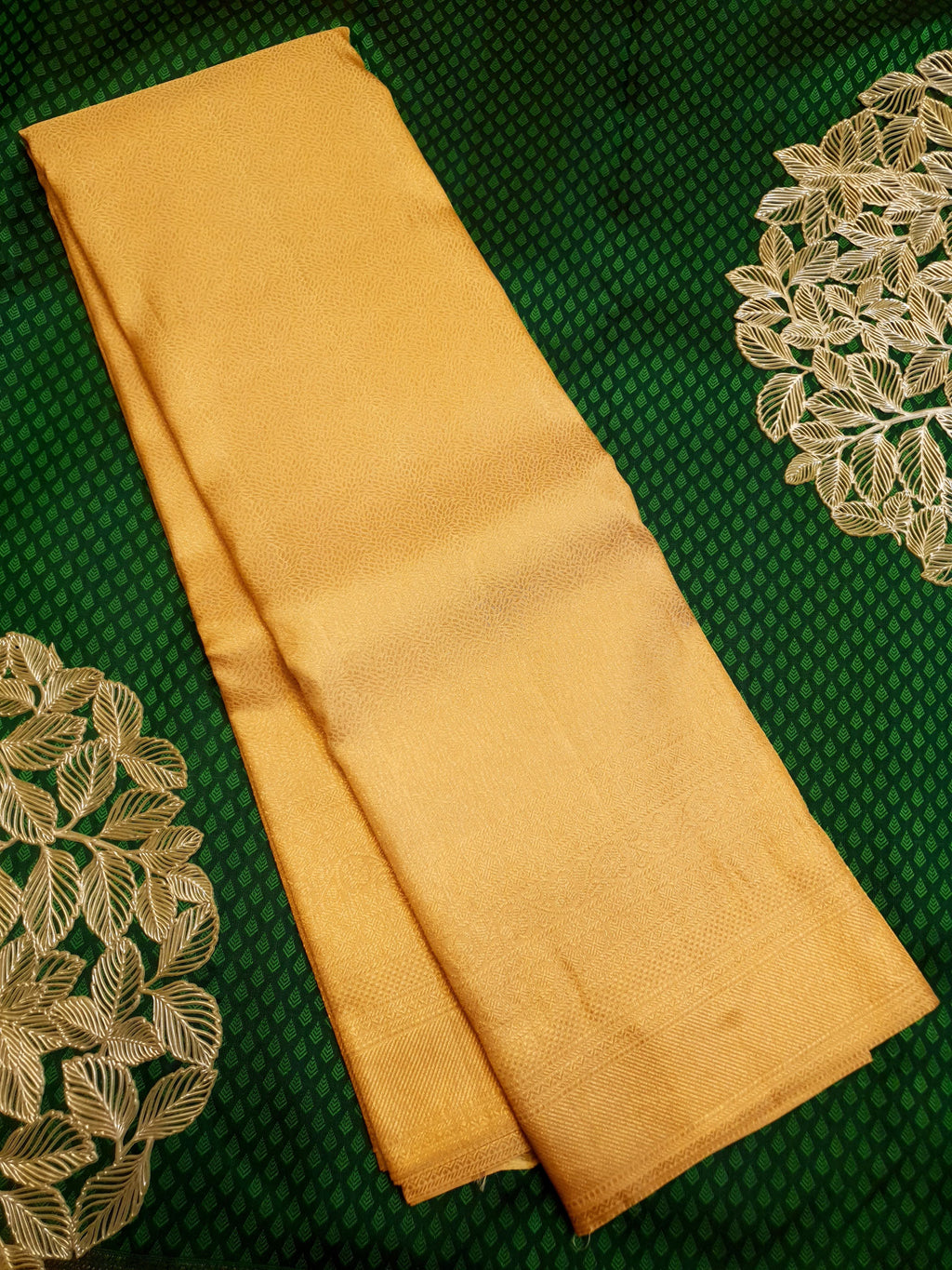 Gold Kanchipuram Handloom 2G Gold Brocade Pattu Silk Saree