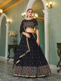 Navy Blue Lehenga Choli for Weddings & Festive Occasions