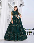 Teal Green Lehenga Choli for Weddings & Festive Occasions