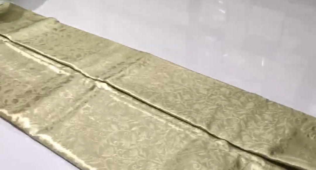 Ivory Kanchipuram Handloom Tissue Brocade Silk Saree