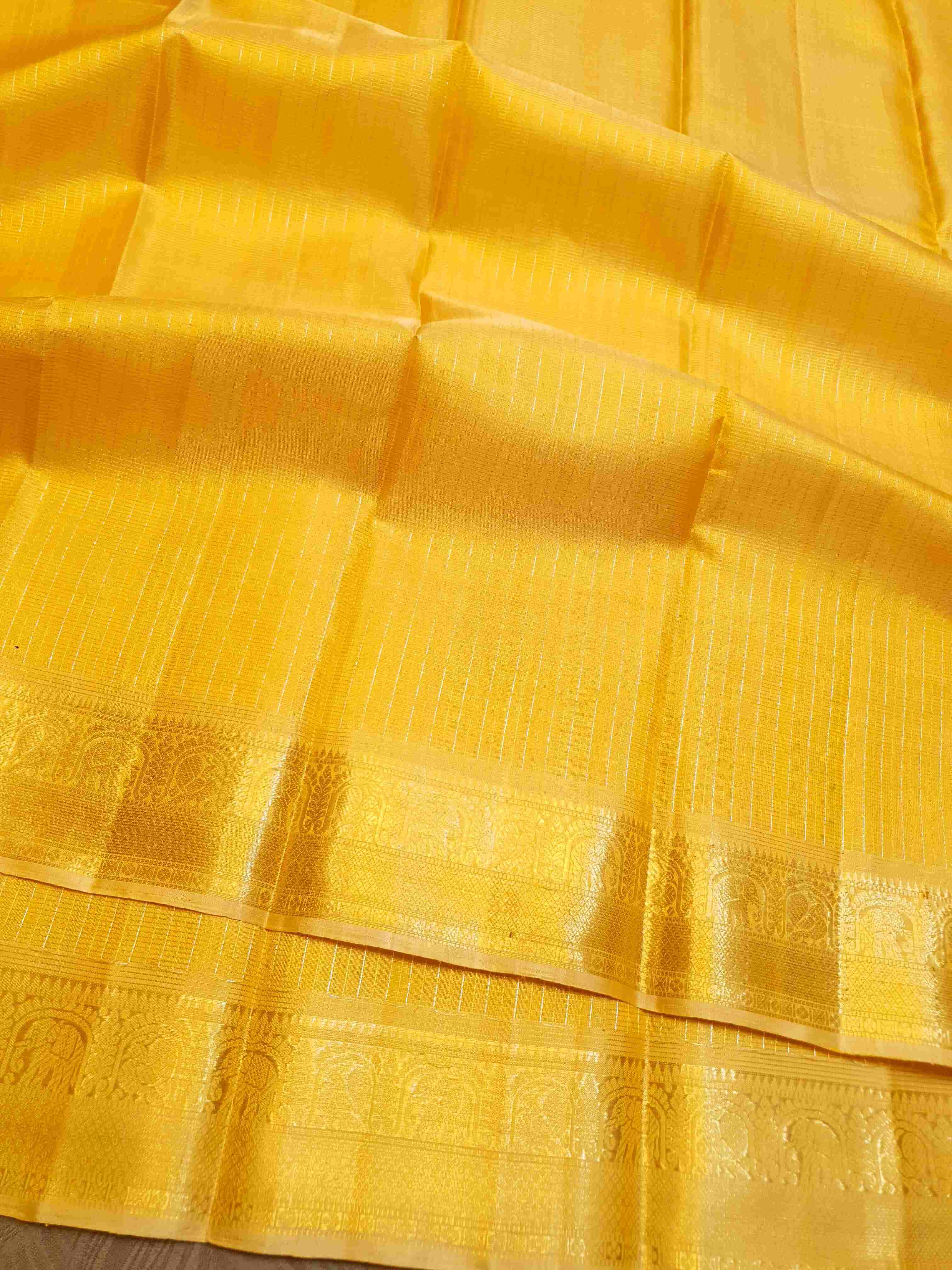 Gold Kanchipuram Handloom 1G Gold Pattu Silk Saree