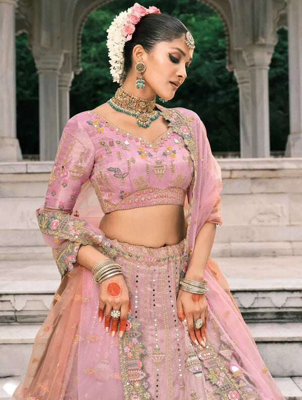 Blossom Bridal Lehenga with Exquisite Designer Embroidery