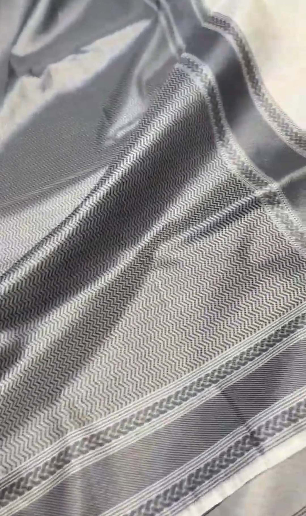 Beige Banarasi Soft Tissue Silk Meenakari Saree