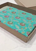 Sea Green Banarasi Soft Katan Silk Tilfi Meenakari Saree
