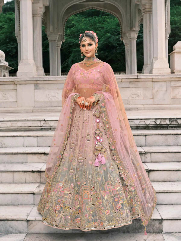 Blossom Bridal Lehenga with Exquisite Designer Embroidery