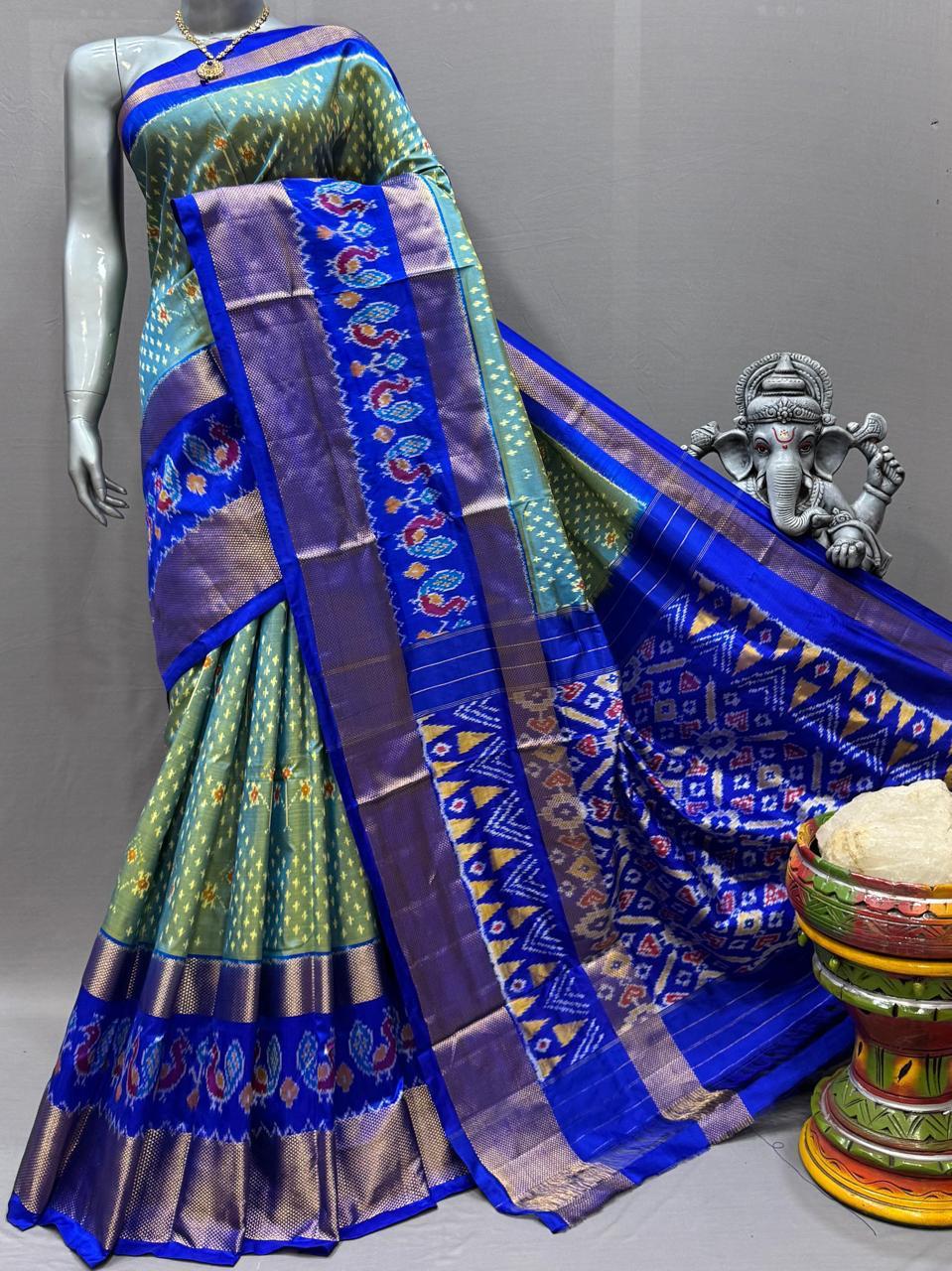 Pochampally Handloom Ikkat/Ikat Patola Silke Sarees