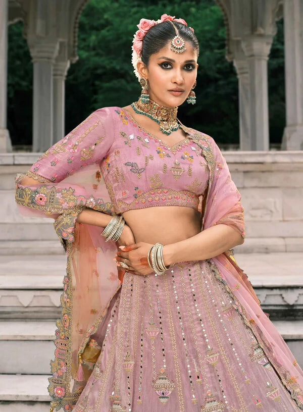 Blossom Bridal Lehenga with Exquisite Designer Embroidery