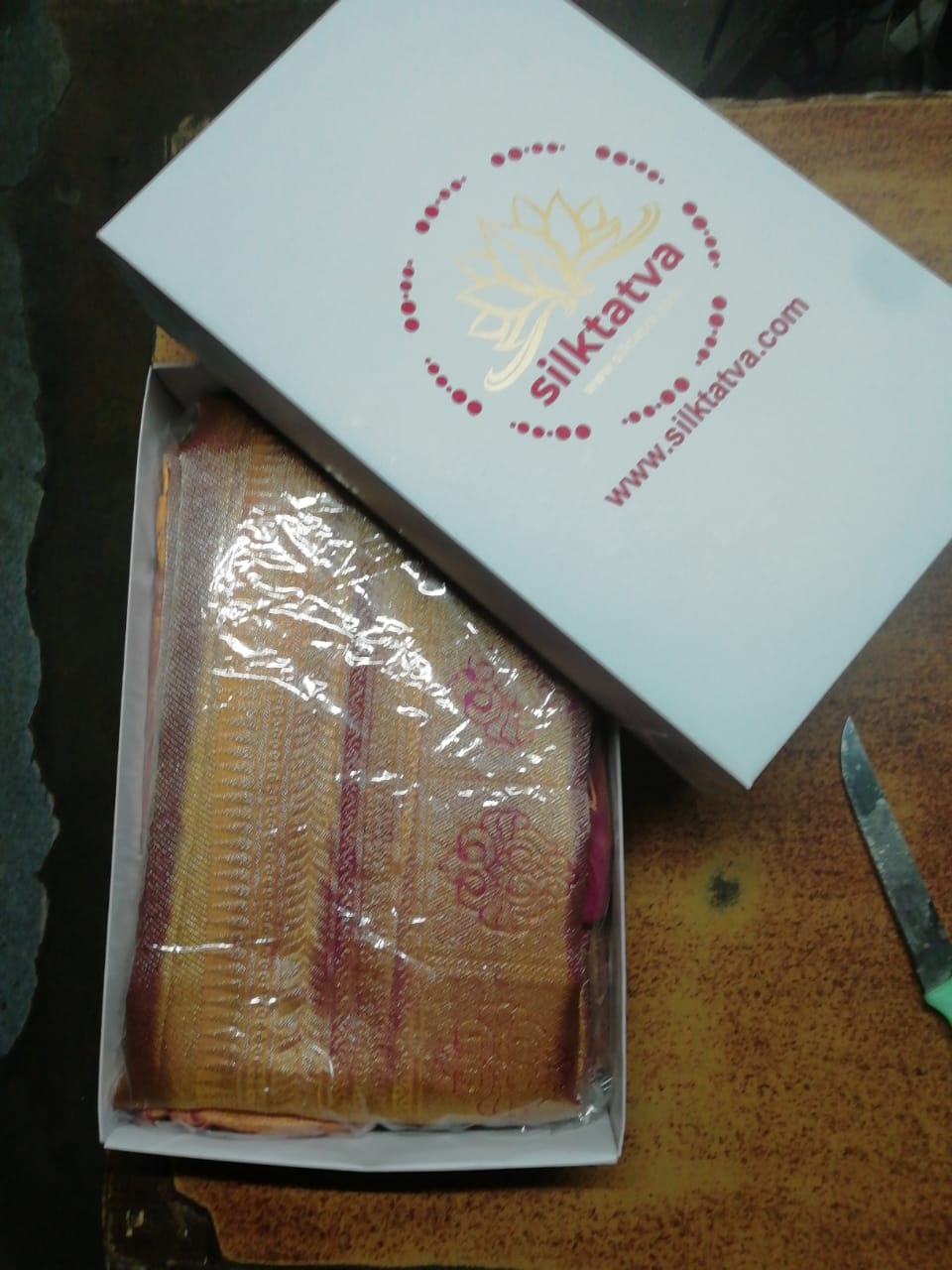Gold and Hot Pink Kanchipuram Handloom Tissue Brocade Silk Saree