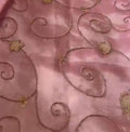 Pastel Pink Banarasi Handloom Pure Tissue Silk Embroidered Saree