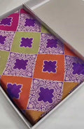 Lilac Banarasi Handloom Katan Silk Rangkaat Meenakari Saree