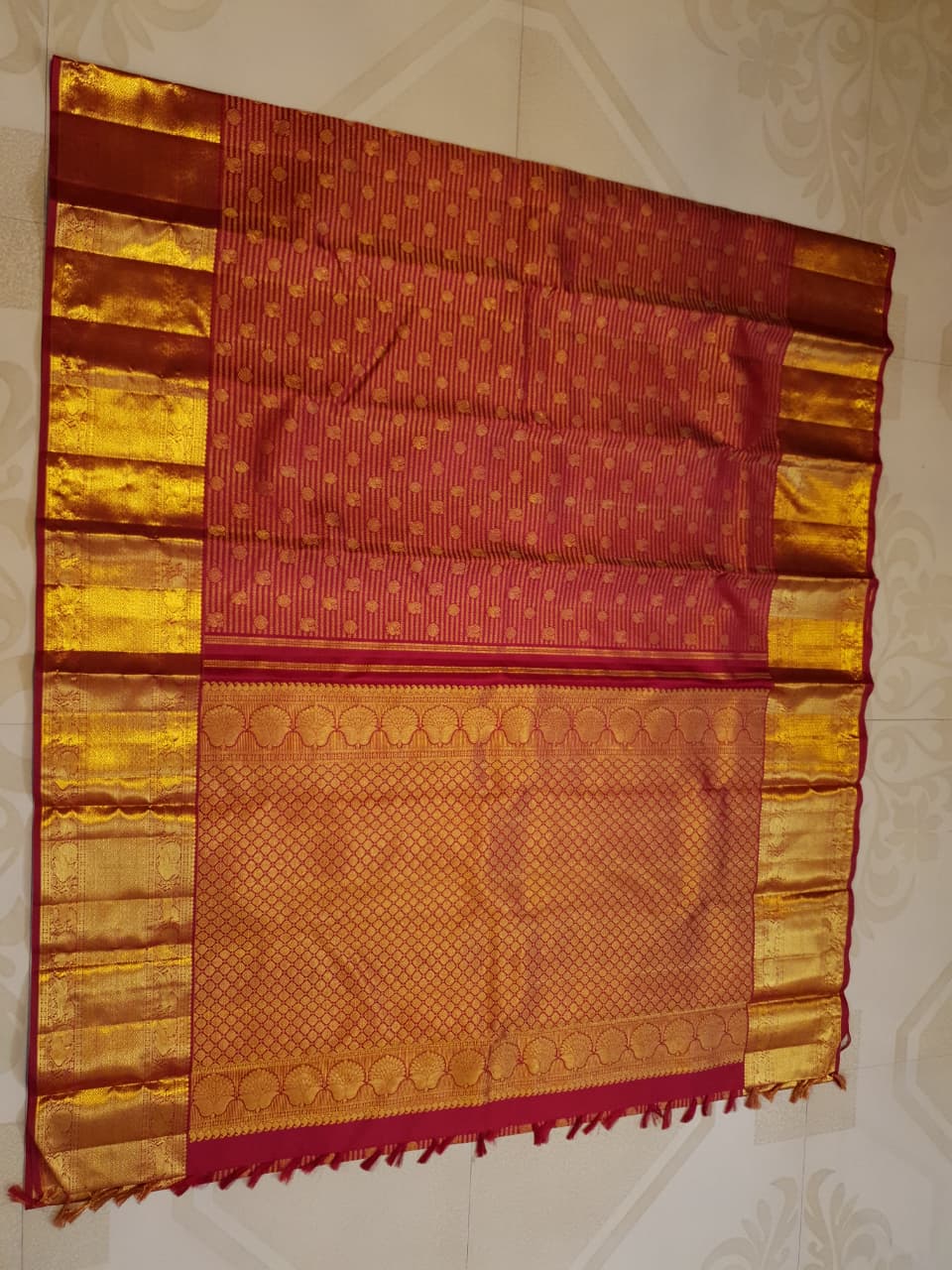 Red Kanchipuram Handloom 2G Pattu Silk Saree