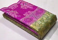 Green Kanchipuram Handloom Tissue Brocade Silk Saree