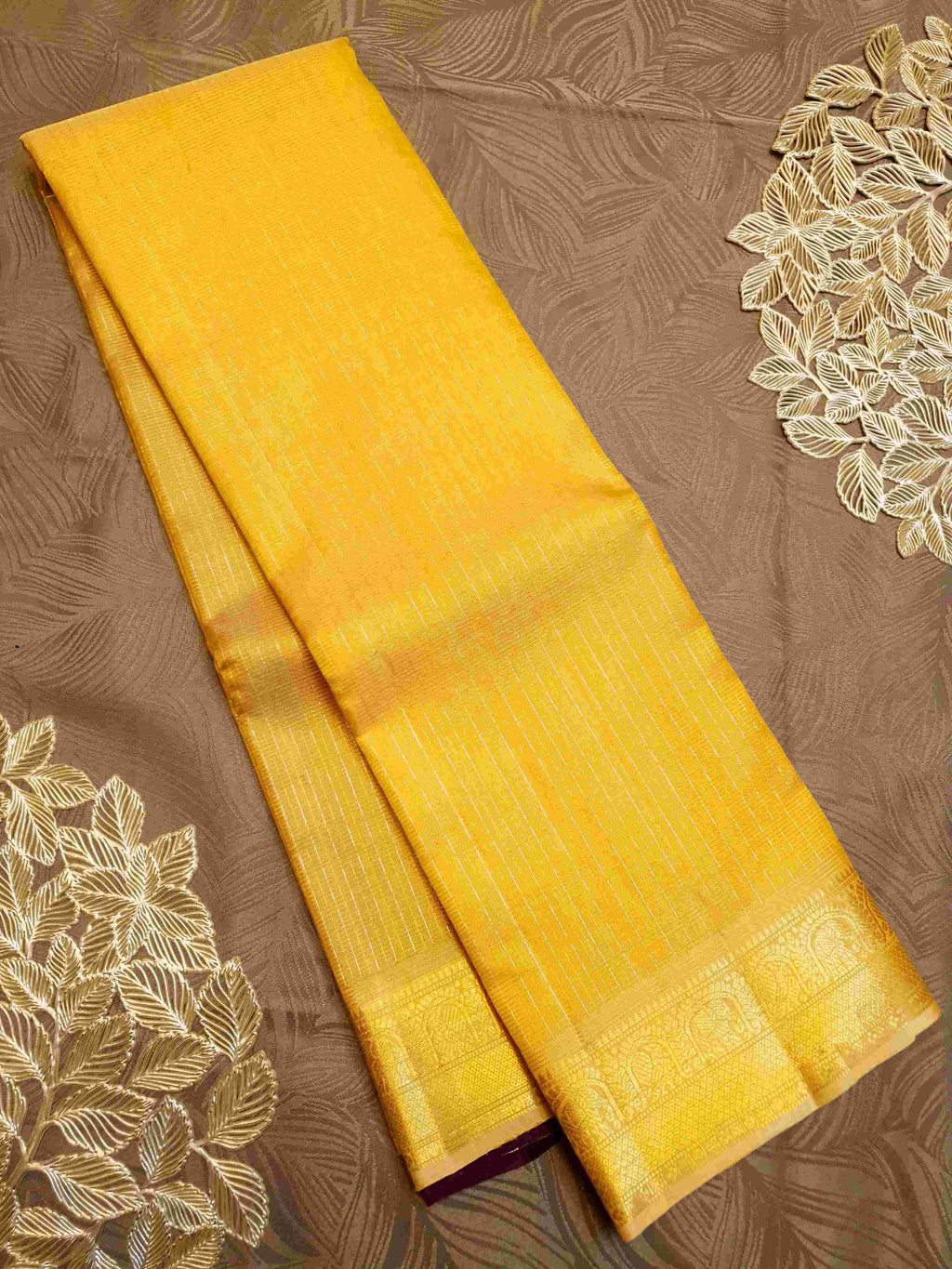 Gold Kanchipuram Handloom 1G Gold Pattu Silk Saree