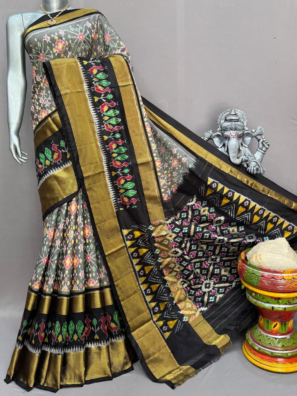 Pochampally Handloom Ikkat/Ikat Patola Silke Sarees