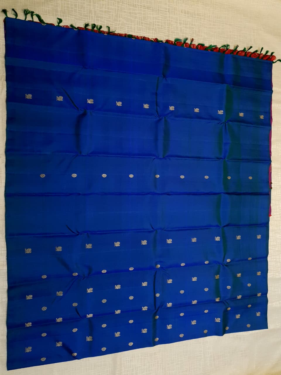 Dark Blue Kanchipuram Handloom 3G Pure Gold Pattu Silk Saree