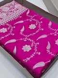 Pink Banarasi Mashru Soft Silk Saree