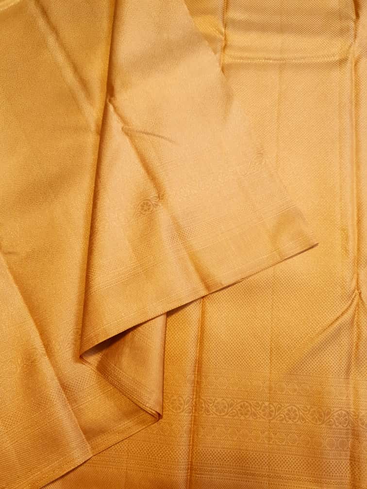 Gold Kanchipuram Handloom 2G Gold Brocade Pattu Silk Saree