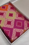 Dark Pink Banarasi Handloom Katan Silk Rangkaat Meenakari Saree