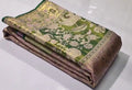 Pink Kanchipuram Handloom Tissue 2G Gold Brocade Silk Saree
