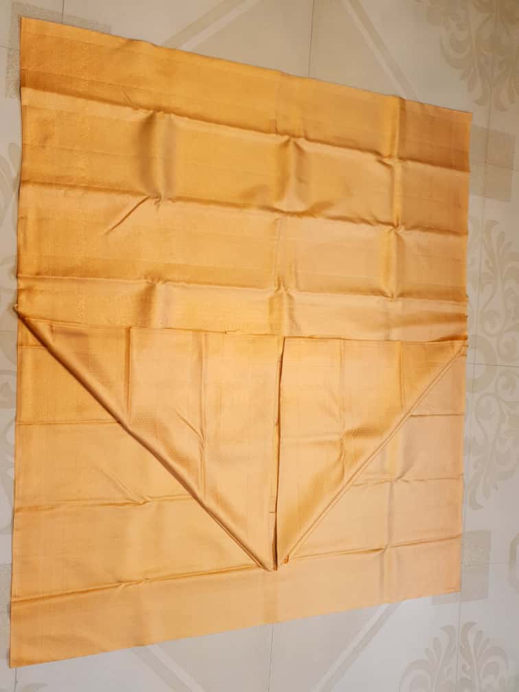 Gold Kanchipuram Handloom 2G Gold Brocade Pattu Silk Saree