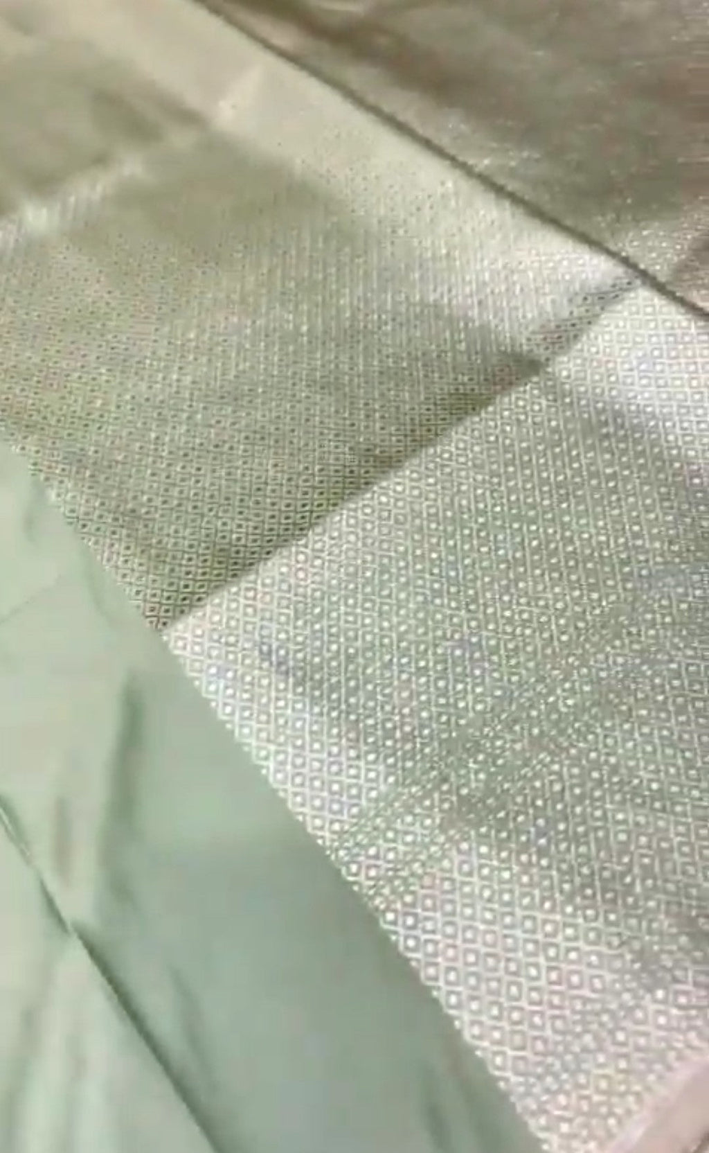Pista Green Banarasi Satin Katan Silk Saree