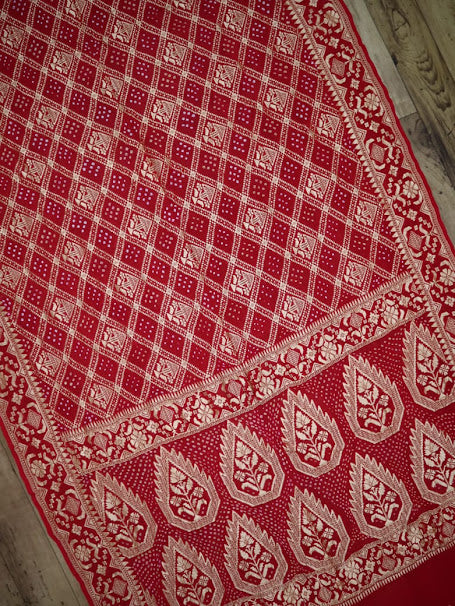 Banarasi Handloom Chiffon Georgette Silk Sarees
