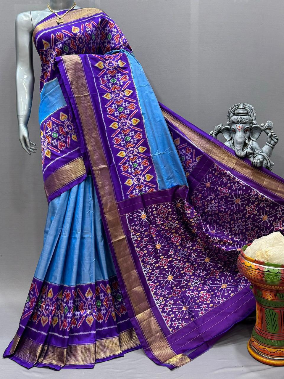 Pochampally Handloom Ikkat/Ikat Patola Silk Sarees