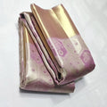 Lavender Kanchipuram Handloom Tissue Brocade Silk Saree