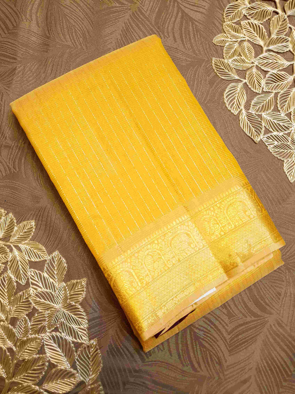 Gold Kanchipuram Handloom 1G Gold Pattu Silk Saree