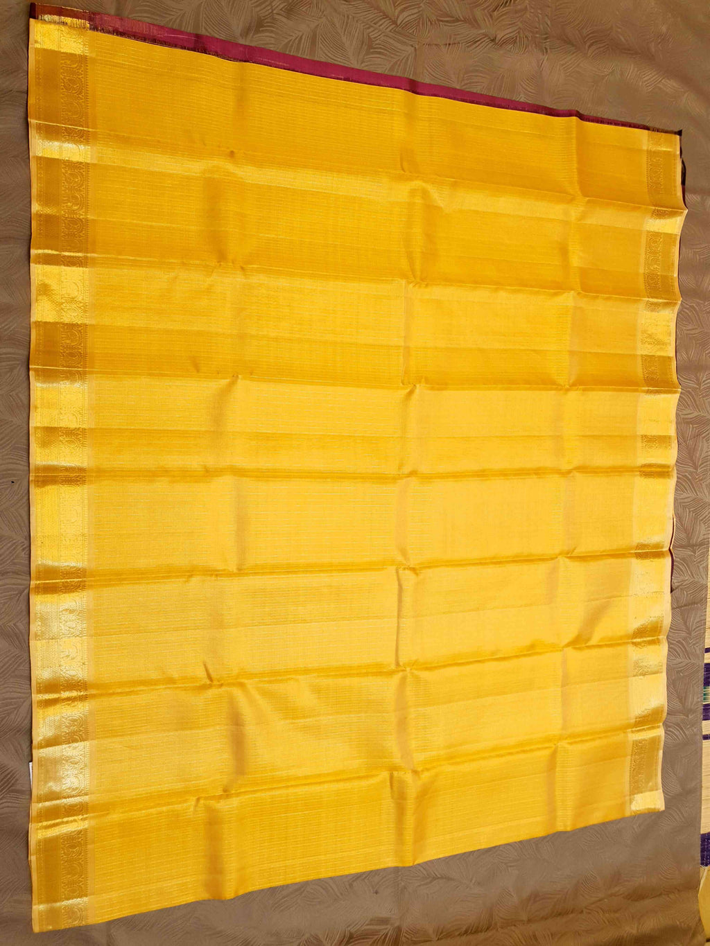 Gold Kanchipuram Handloom 1G Gold Pattu Silk Saree
