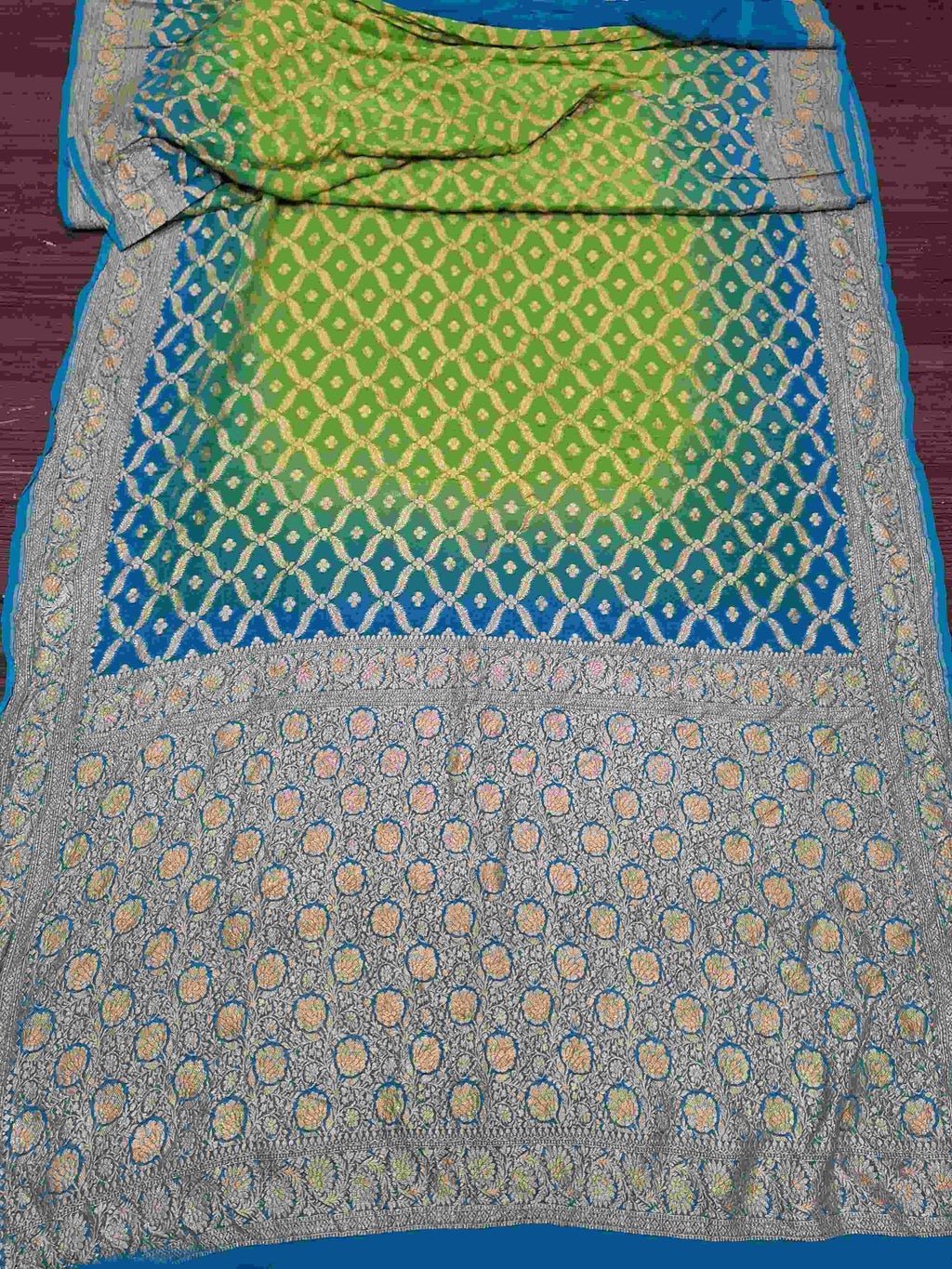 Banarasi Handloom Chiffon Georgette Silk Sarees