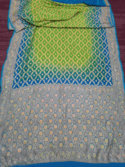 Banarasi Handloom Chiffon Georgette Silk Sarees