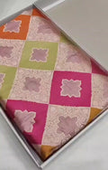 Lavender Banarasi Handloom Katan Silk Rangkaat Meenakari Saree