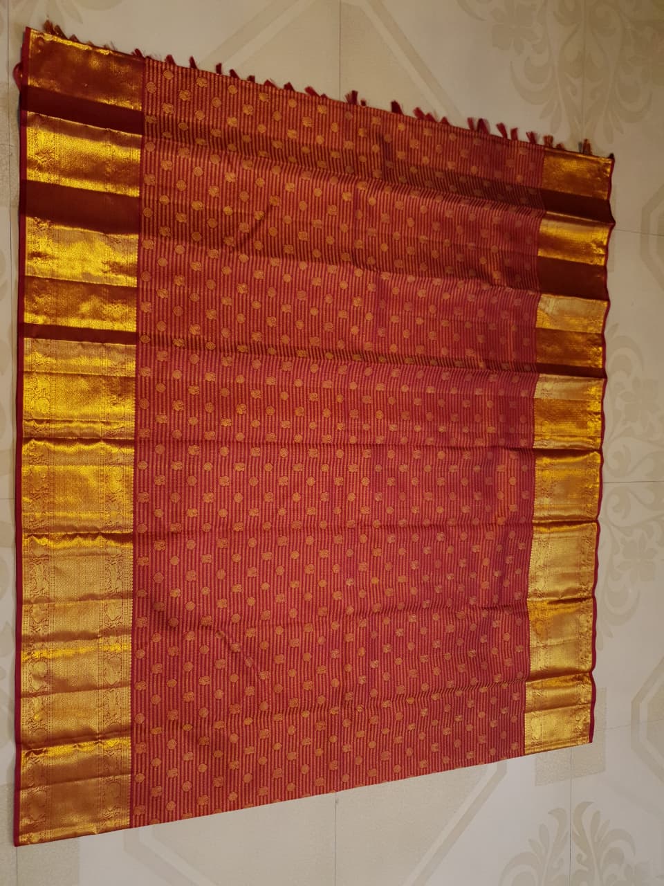 Red Kanchipuram Handloom 2G Pattu Silk Saree