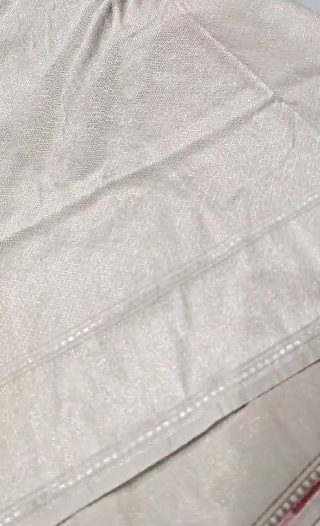 Cream Banarasi Soft Katan Silk Tilfi Meenakari Saree