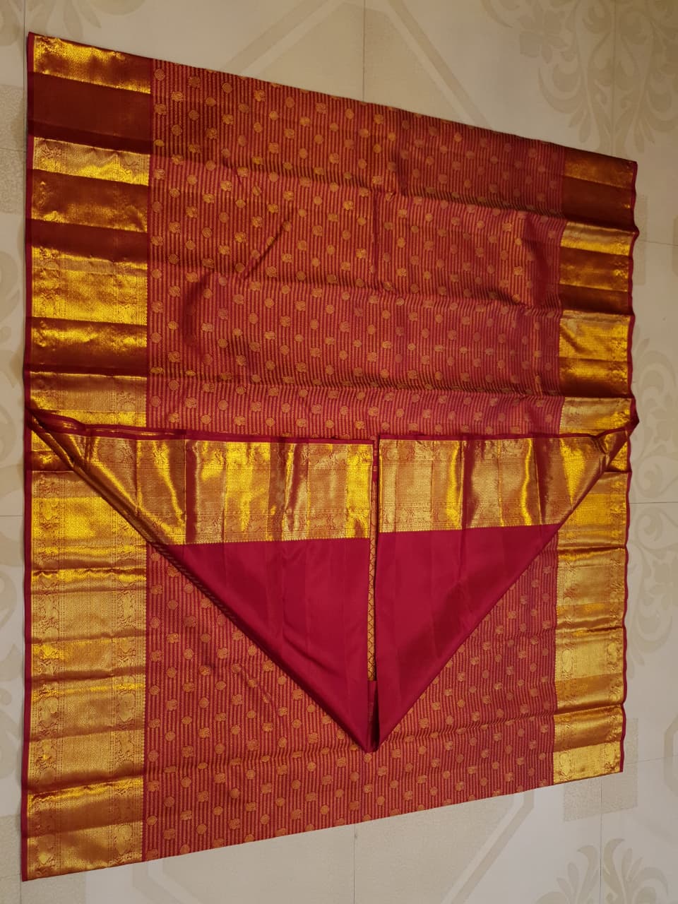 Red Kanchipuram Handloom 2G Pattu Silk Saree