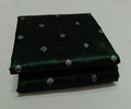 Bottle Green Chanderi Handloom Pattu Silk Meenakari Saree