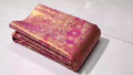 Hot Pink Kanchipuram Handloom Tissue Brocade Bridal Silk Saree