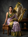 Kanchipuram Semi Silk Brocade Bridal Sarees