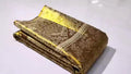 Brown Kanchipuram Handloom Tissue Brocade Silk Saree