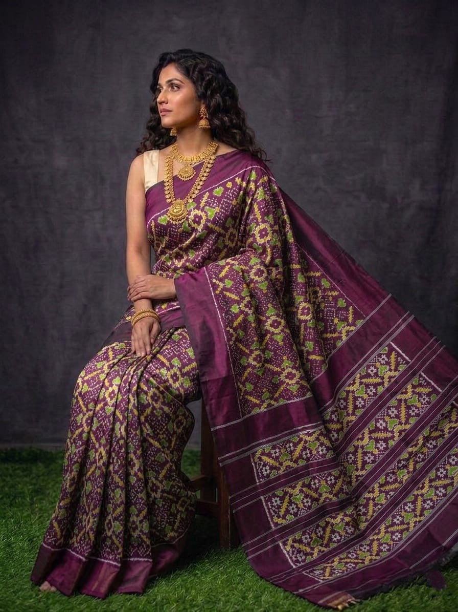 Pochampally Handloom Ikkat/Ikat Patola Silk Sarees