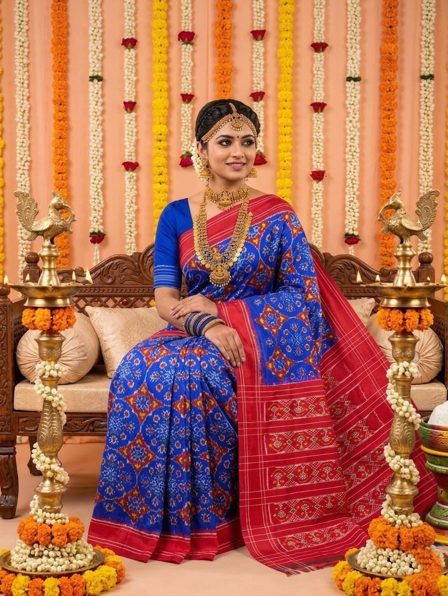 Pochampally Handloom Ikkat/Ikat Patola Silk Sarees
